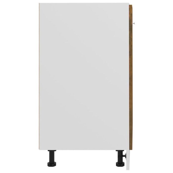 Armoire de plancher Chêne fumé 60x46x81,5 cm Bois d'ingénierie – Image 4