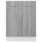 Armoire de plancher "Lyon" Sonoma gris 60x46x81,5 cm – Image 3