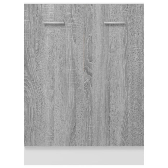 Armoire de plancher "Lyon" Sonoma gris 60x46x81,5 cm – Image 3