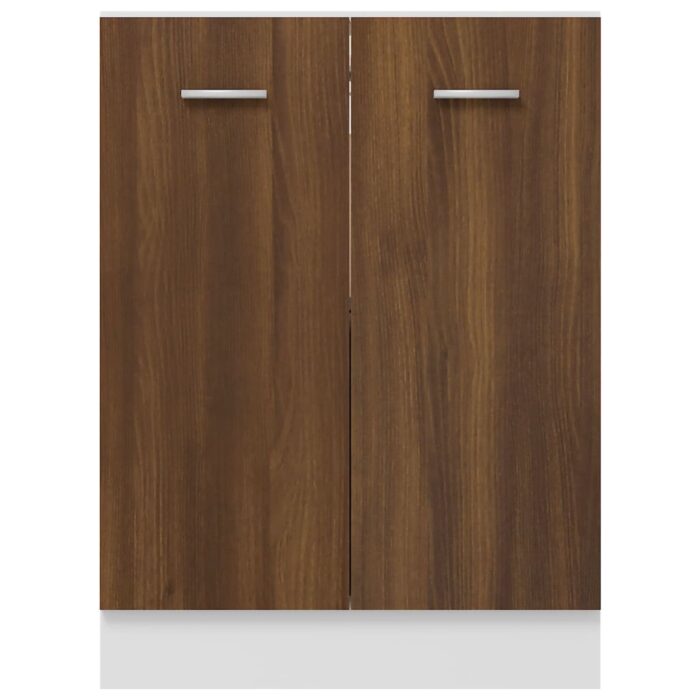 Armoire de plancher Chêne marron 60x46x81,5cm Bois d'ingénierie – Image 3