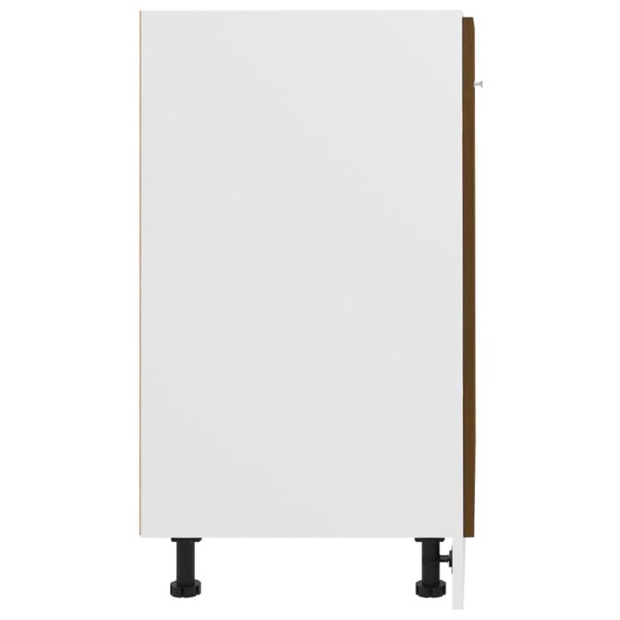 Armoire de plancher Chêne marron 60x46x81,5cm Bois d'ingénierie – Image 4