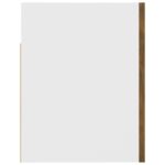 Armoire suspendue Chêne fumé 60x31x40 cm Bois d'ingénierie – Image 4