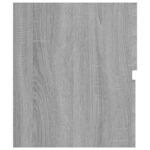 Armoire d'évier Sonoma gris 80x38,5x45 cm Bois d'ingénierie – Image 6