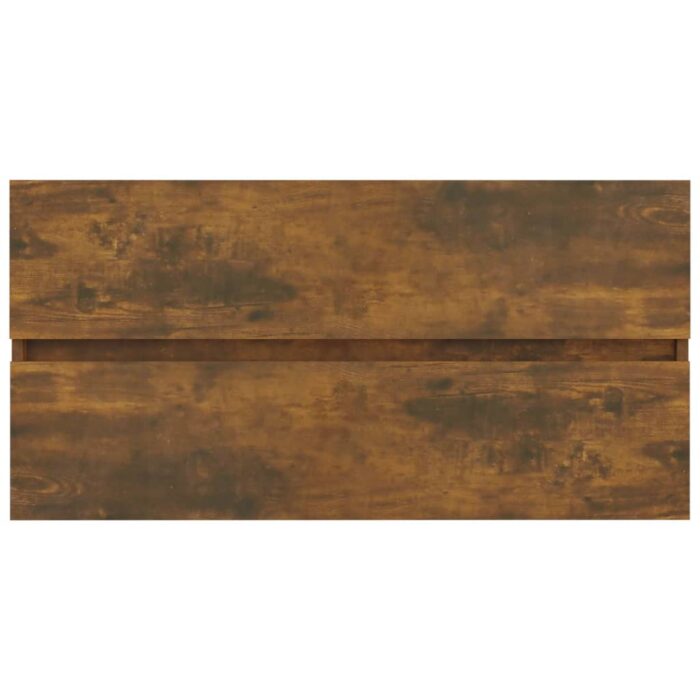 VXL8720286955116_g_en_hd_5.jpg Armoire de lavabo Chêne fumé 90x38,5x45 cm Bois d'ingénierie – Image 5