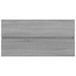 Armoire d'évier Sonoma gris 90x38,5x45 cm Bois d'ingénierie – Image 5