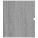 Armoire d'évier Sonoma gris 90x38,5x45 cm Bois d'ingénierie – Image 6