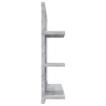 Miroir de bain Sonoma gris 60x10,5x45 cm Bois d'ingénierie – Image 2