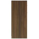 Armoire de bain Chêne marron 60x33x80 cm Bois d'ingénierie – Image 4