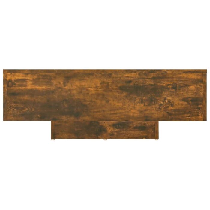 Table basse Chêne fumé 85x55x31 cm Bois d'ingénierie – Image 3