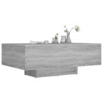 Table basse Sonoma gris 85x55x31 cm Bois d'ingénierie – Image 2