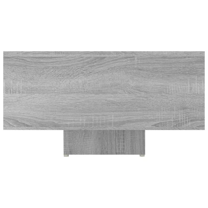 Table basse Sonoma gris 85x55x31 cm Bois d'ingénierie – Image 4