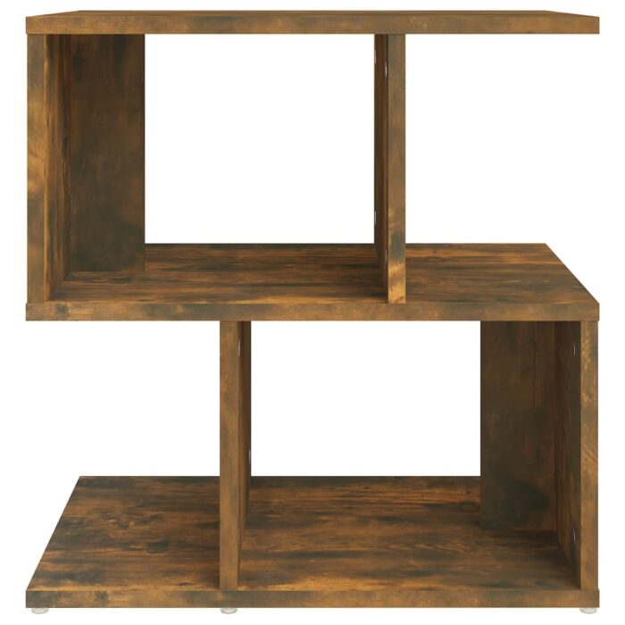 Table de chevet Chêne fumé 50x30x51,5 cm Bois d'ingénierie – Image 3