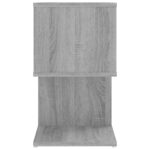 Table de chevet Sonoma gris 50x30x51,5 cm Bois d'ingénierie – Image 4