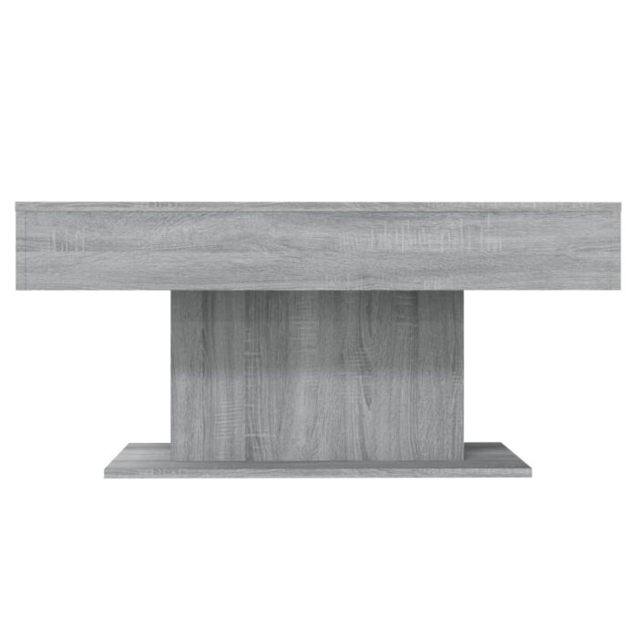 Table basse Sonoma gris 96x50x45 cm Bois d'ingénierie – Image 3