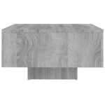 Table basse Sonoma gris 60x60x31,5 cm Bois d'ingénierie – Image 2