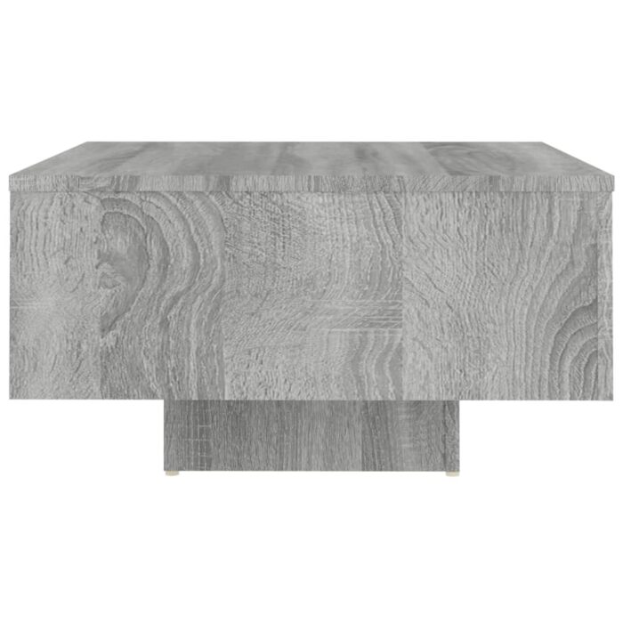 Table basse Sonoma gris 60x60x31,5 cm Bois d'ingénierie – Image 2
