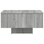 Table basse Sonoma gris 60x60x31,5 cm Bois d'ingénierie – Image 4