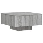 Table basse Sonoma gris 60x60x31,5 cm Bois d'ingénierie – Image 5