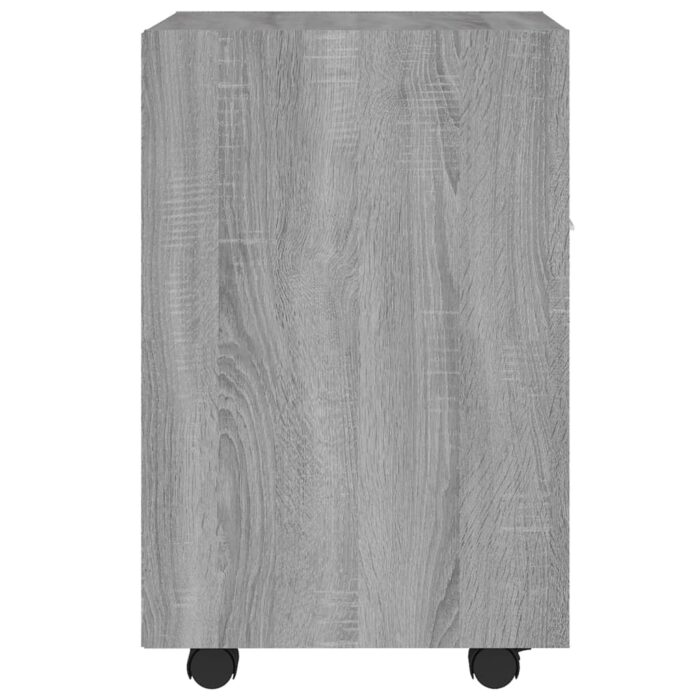 Armoire appoint à roues Sonoma gris 33x38x60 cm – Image 2