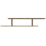 Étagère TV murale Chêne fumé 125x18x23 cm Bois d'ingénierie – Image 3