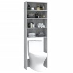 Meuble pour machine à laver Sonoma gris 64x24x190 cm – Image 2