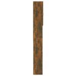 Meuble pour machine à laver Chêne fumé 64x25,5x190 cm – Image 6