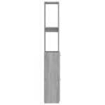 Armoire de bain sonoma gris 25x26,5x170 cm bois d'ingénierie – Image 4