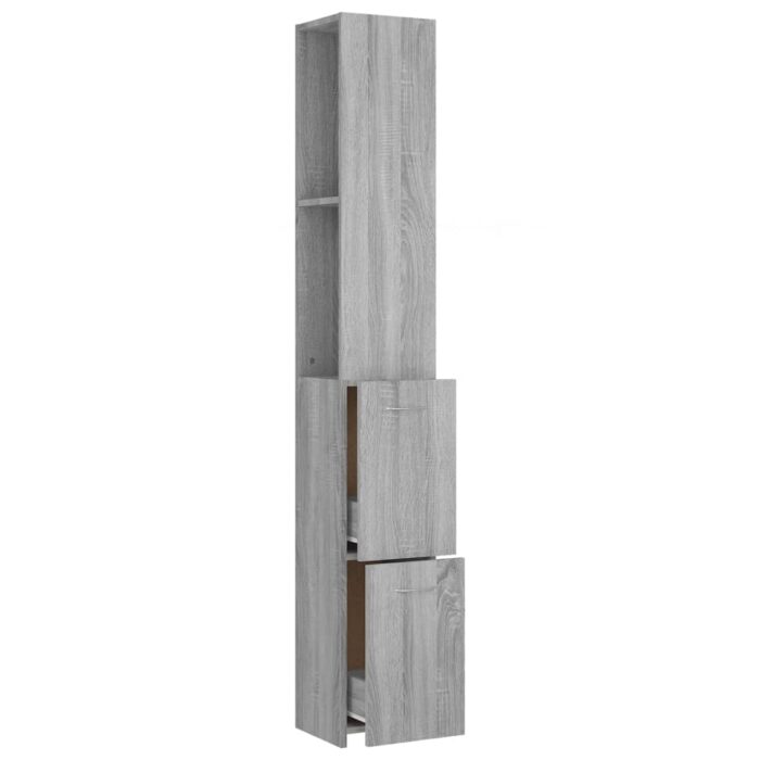 VXL8720286956380_g_en_hd_5.jpg Armoire de bain sonoma gris 25x26,5x170 cm bois d'ingénierie – Image 5