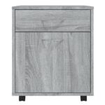 Armoire roulante Sonoma gris 45x38x54 cm Bois d'ingénierie – Image 3