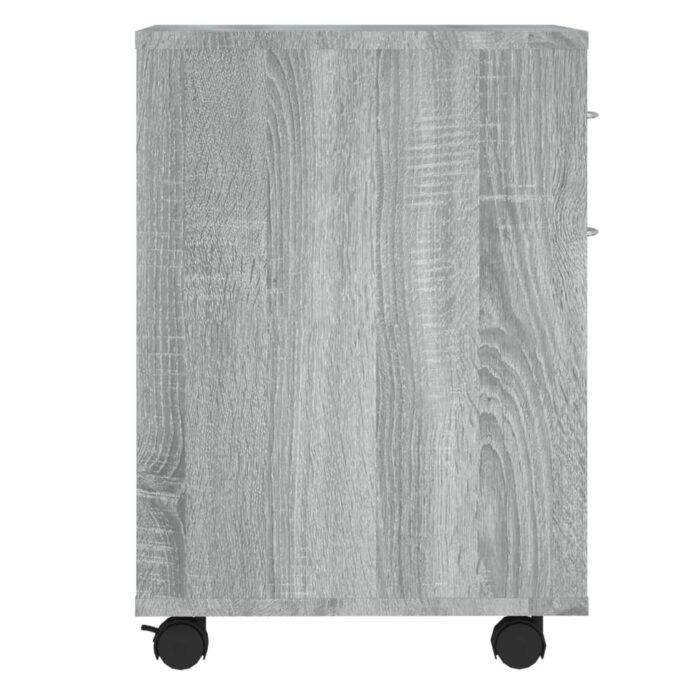 Armoire roulante Sonoma gris 45x38x54 cm Bois d'ingénierie – Image 5