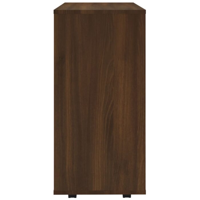 Armoire roulante Chêne marron 60x35x75 cm Bois d'ingénierie – Image 6