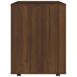 Armoire roulante Chêne marron 60x53x72 cm Bois d'ingénierie – Image 5