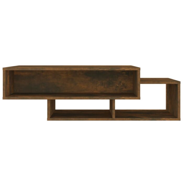 Table basse Chêne fumé 105x55x32 cm Bois d'ingénierie – Image 2