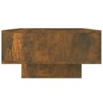 Table basse Chêne fumé 105x55x32 cm Bois d'ingénierie – Image 3