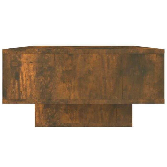 Table basse Chêne fumé 105x55x32 cm Bois d'ingénierie – Image 3