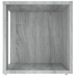 Table d'appoint Sonoma gris 33x33x34,5 cm Bois d'ingénierie – Image 3