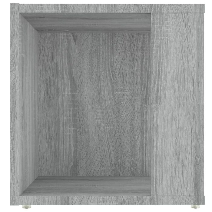 Table d'appoint Sonoma gris 33x33x34,5 cm Bois d'ingénierie – Image 4
