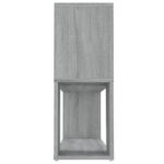 Bibliothèque Sonoma gris 100x24x63 cm Bois d'ingénierie – Image 4