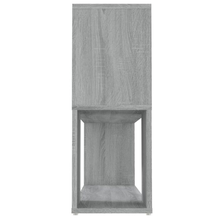 Bibliothèque Sonoma gris 100x24x63 cm Bois d'ingénierie – Image 4