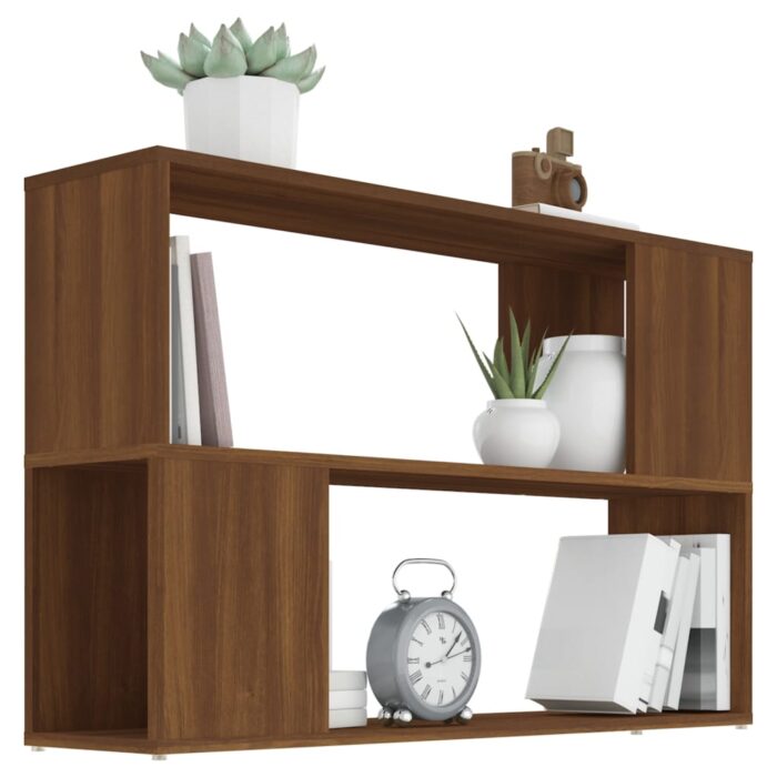 Bibliothèque Chêne marron 100x24x63 cm Bois d'ingénierie – Image 2