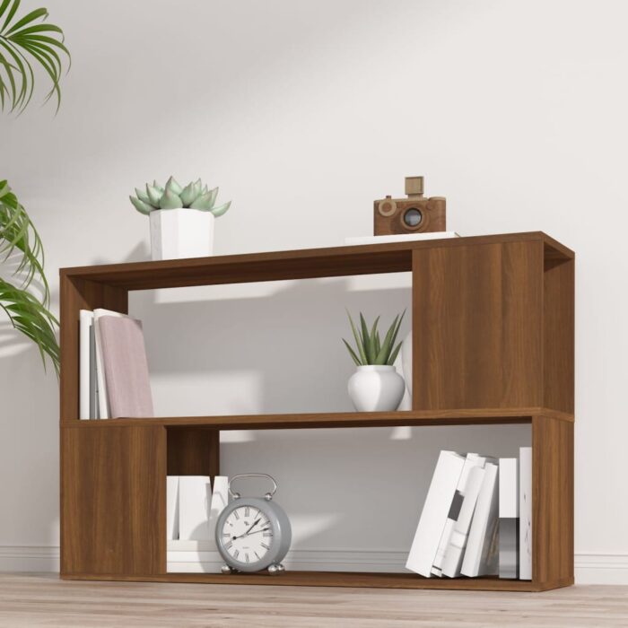 Bibliothèque Chêne marron 100x24x63 cm Bois d'ingénierie – Image 1