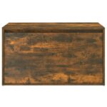 Banc d'entrée 80x40x45 cm Chêne fumé Bois d'ingénierie – Image 4