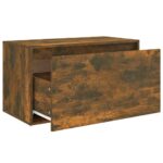 Banc d'entrée 80x40x45 cm Chêne fumé Bois d'ingénierie – Image 5