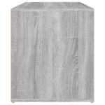 Banc d'entrée 80x40x45 cm Sonoma gris Bois d'ingénierie – Image 6