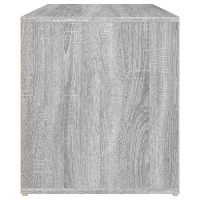Banc d'entrée 80x40x45 cm Sonoma gris Bois d'ingénierie – Image 6