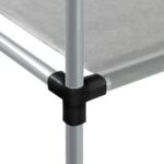 Support de rangement sur la machine à laver Gris 87x55x90,5 cm – Image 4