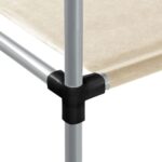 Support de rangement sur la machine à laver Crème 87x55x90,5 cm – Image 4