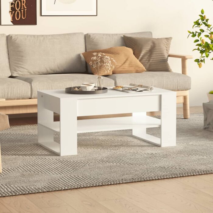VXL8720286963609_m_en_hd_1.jpg Table basse blanc 102x55x45 cm bois d'ingénierie – Image 1