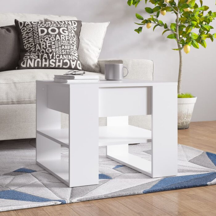 VXL8720286963661_m_en_hd_1.jpg Table basse blanc 55,5x55x45 cm bois d'ingénierie – Image 1
