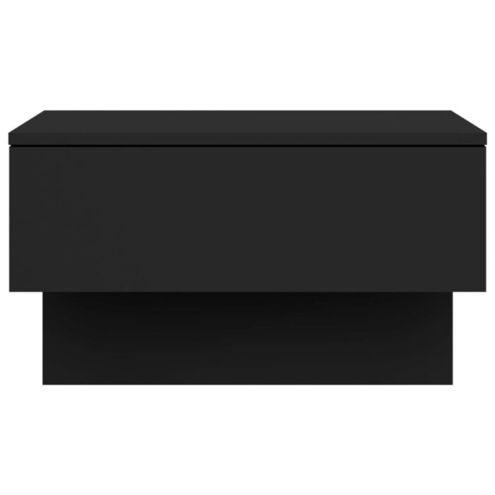 Tables de chevet murales 2 pcs Noir – Image 4